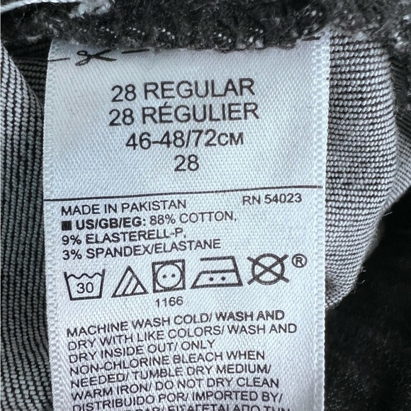 Gap True Skinny Pull on Jeans Washed Black Size 28 - Picture 9 of 10